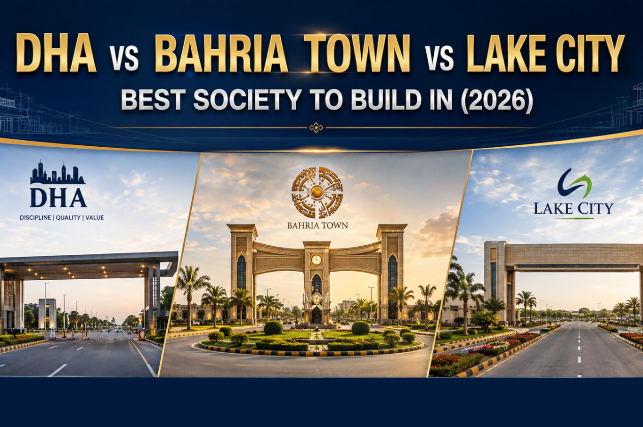DHA vs Bahria Town vs Lake City